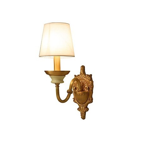 Applique murale simple, traditionnelle et classique en laiton, style mini Applique murale simple, traditionnelle et classique en laiton, style mini