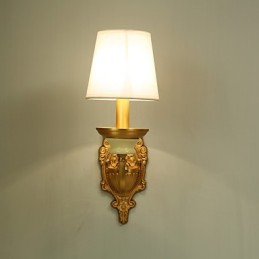 Applique murale simple, traditionnelle et classique en laiton, style mini
