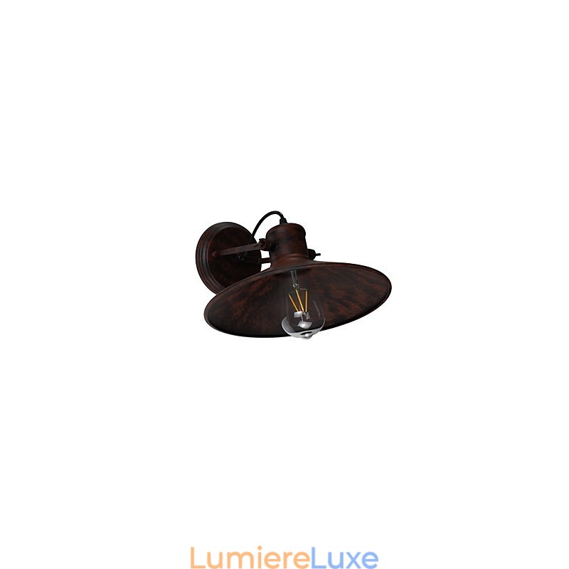 Applique murale, applique murale, lampe sabre laser noire muette sur le mur