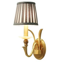 Applique murale simple, traditionnelle et classique en laiton, style mini