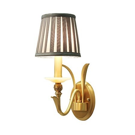 Applique murale simple, traditionnelle et classique en laiton, style mini Applique murale simple, traditionnelle et classique en laiton, style mini