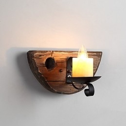 Applique murale style mini style rustique avec peinture de style lodge