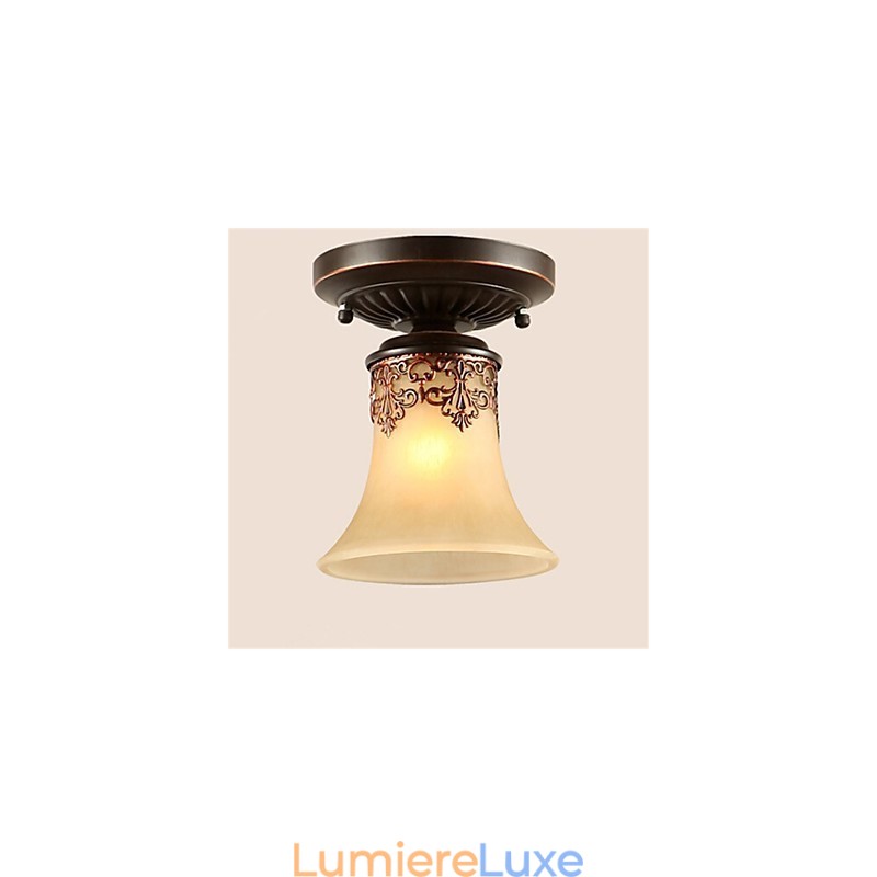 Lustre Suspension Traditionnel Classique Rustique Lodge Vintage Rétro Lanterne Salle à Manger