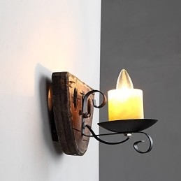 Applique murale style mini style rustique avec peinture de style lodge