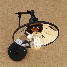 Peinture rétro rustique pour éclairage d'ambiance à bras pivotant, applique murale à bras pivotant