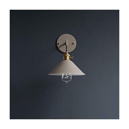 Applique murale industrielle simple de petite taille, style vintage rétro, style village, luminaire mural en métal pour allée Applique murale industrielle simple de petite taille, style vintage rétro, style village, luminaire mural en métal pour allée