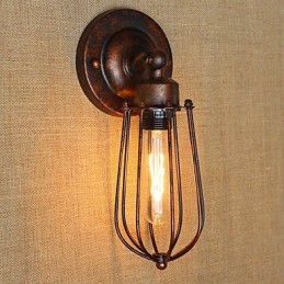 Appliques murales rétro style mini avec éclairage d'ambiance et galvanoplastie