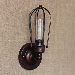 Appliques murales rétro style mini avec éclairage d'ambiance et galvanoplastie