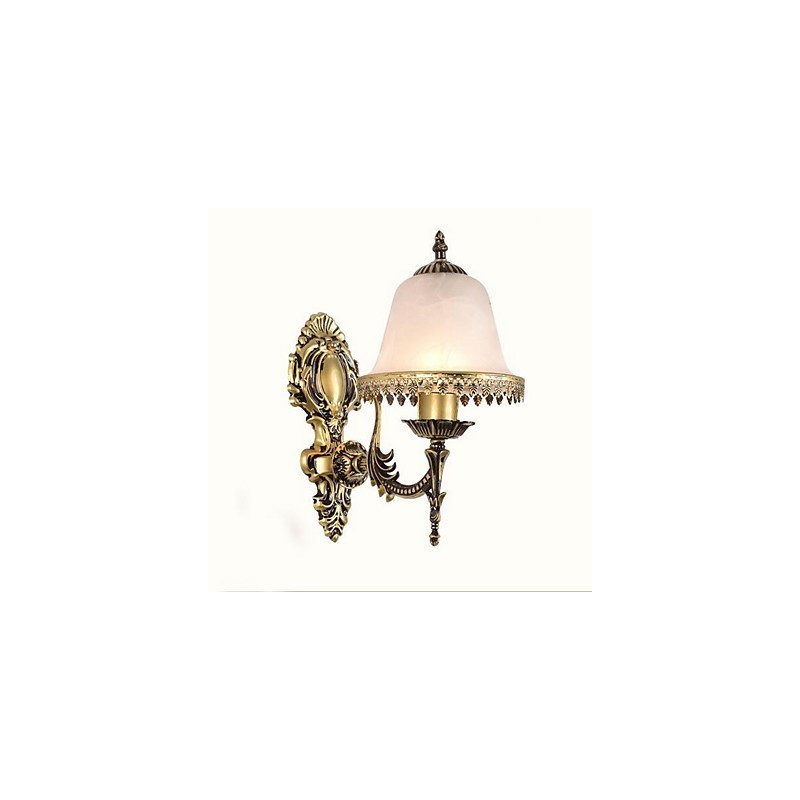Applique murale vintage galvanisée avec éclairage encastré