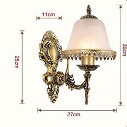Applique murale vintage galvanisée avec éclairage encastré