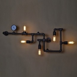 Appliques murales industrielles Loft, appliques murales Edison antiques avec ampoules, applique murale vintage pour éclairage de salon