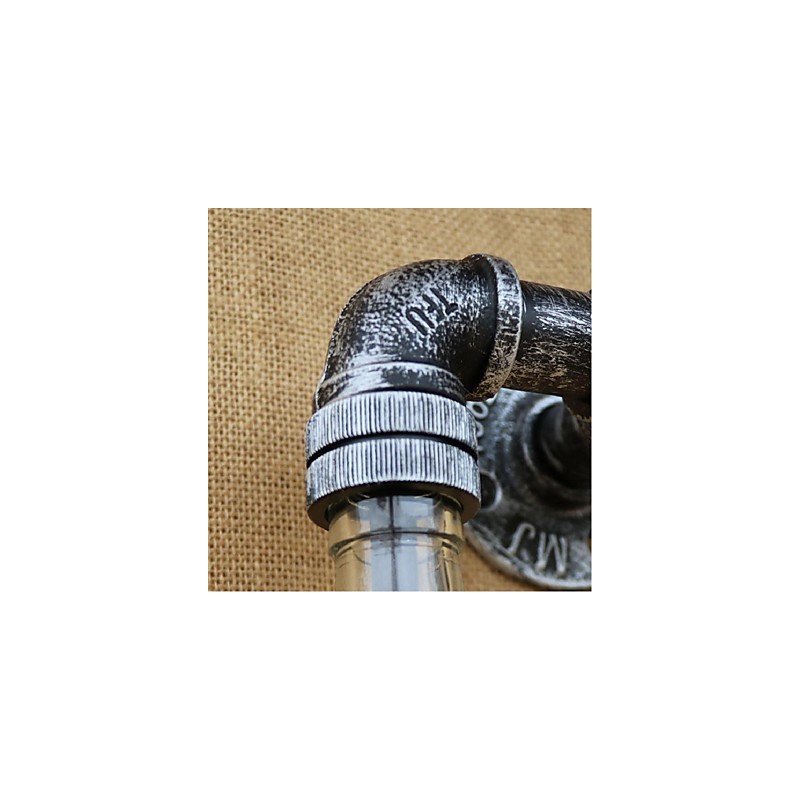 Applique murale rustique en laiton pour éclairage d'ambiance, applique murale ambre