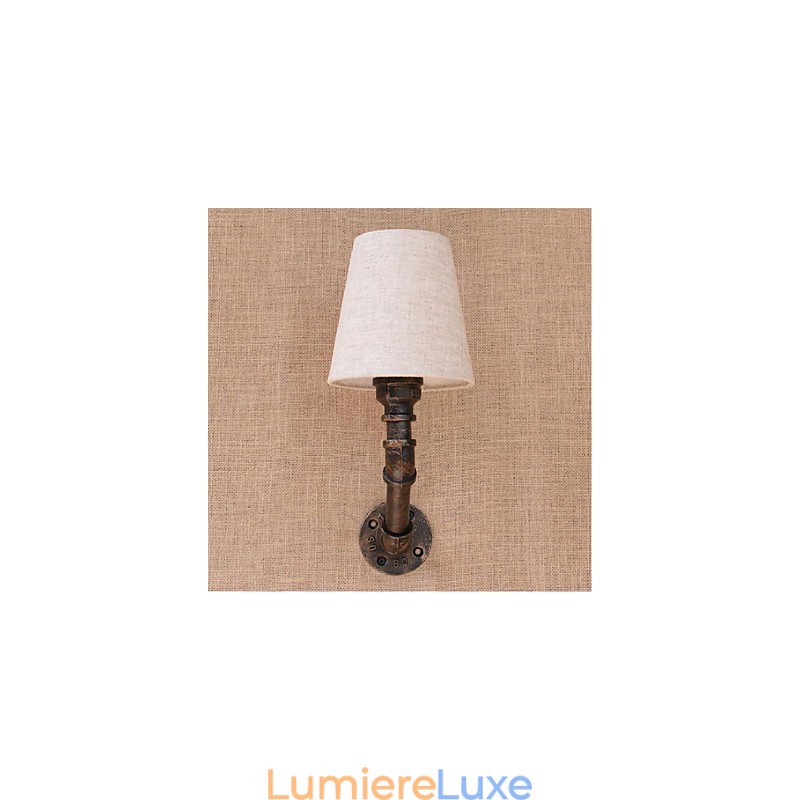 Applique murale rustique en laiton pour éclairage d'ambiance