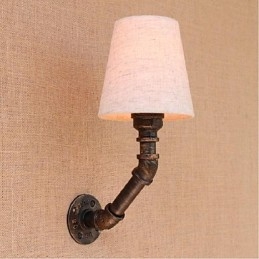 Applique murale rustique en laiton pour éclairage d'ambiance