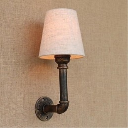 Applique murale rustique en laiton pour éclairage d'ambiance