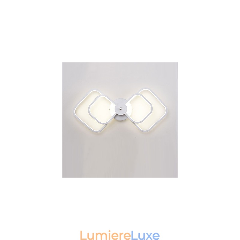 Fonction de peinture contemporaine moderne intégrée pour appliques murales à lumière ambiante