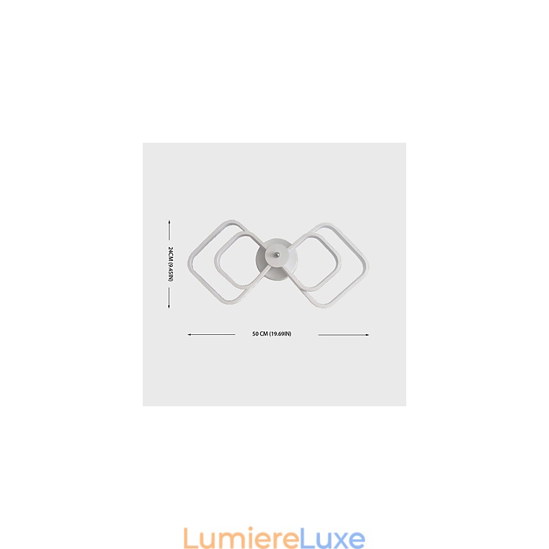 Fonction de peinture contemporaine moderne intégrée pour appliques murales à lumière ambiante