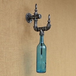 Lampe murale rétro nostalgique avec interrupteur pour café, bar, restaurant, couloir, bouteille d'eau