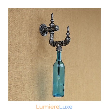 Lampe murale rétro nostalgique avec interrupteur pour café, bar, restaurant, couloir, bouteille d'eau Lampe murale rétro nostalgique avec interrupteur pour café, bar, restaurant, couloir, bouteille d'eau