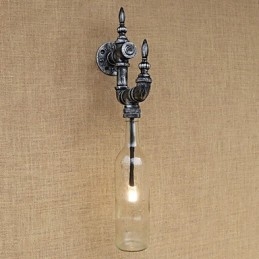 Lampe murale rétro nostalgique avec interrupteur pour café, bar, restaurant, couloir, bouteille d'eau