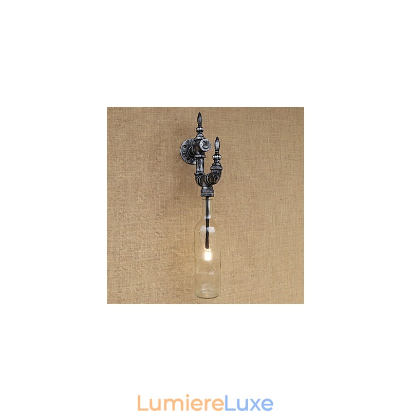 Lampe murale rétro nostalgique avec interrupteur pour café, bar, restaurant, couloir, bouteille d'eau