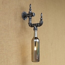 Lampe murale rétro nostalgique avec interrupteur pour café, bar, restaurant, couloir, bouteille d'eau