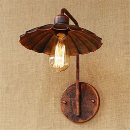 Lampe de chevet en fer simple et créative, style rétro, moderne et populaire, pour chambre à coucher, hôtel