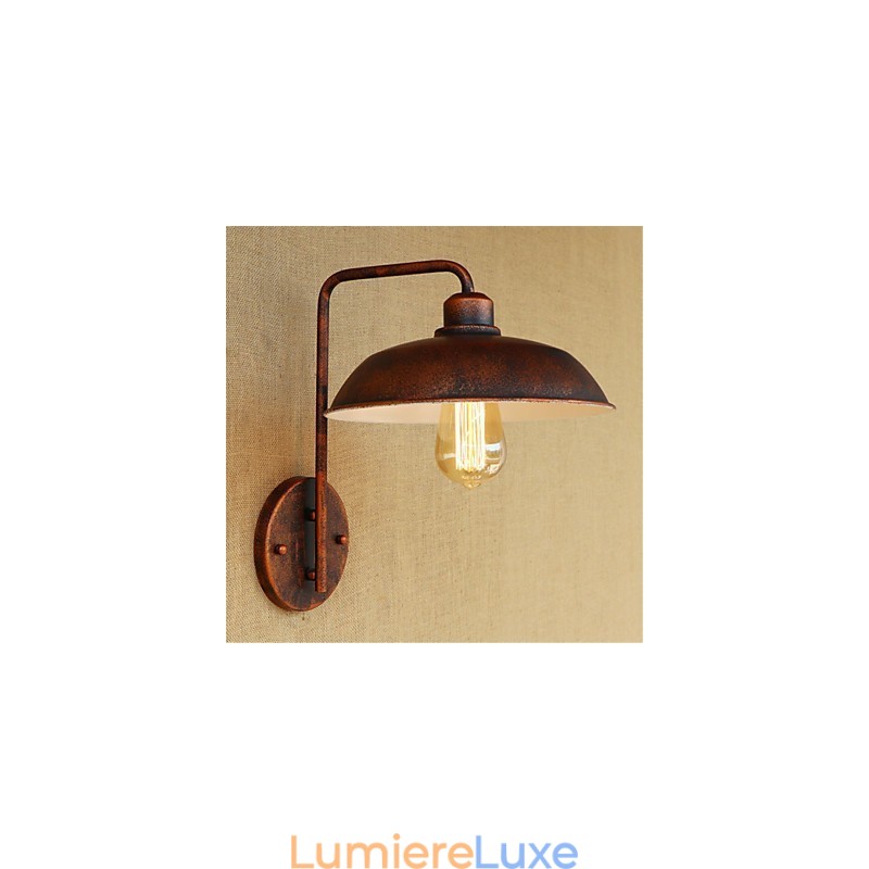 Lampe de chevet en fer simple et créative, style rétro, moderne et populaire, pour chambre à coucher, hôtel