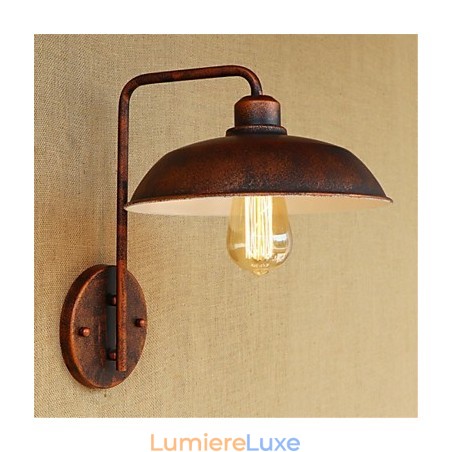 Lampe de chevet en fer simple et créative, style rétro, moderne et populaire, pour chambre à coucher, hôtel Lampe de chevet en fer simple et créative, style rétro, moderne et populaire, pour chambre à coucher, hôtel