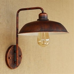 Lampe de chevet en fer simple et créative, style rétro, moderne et populaire, pour chambre à coucher, hôtel