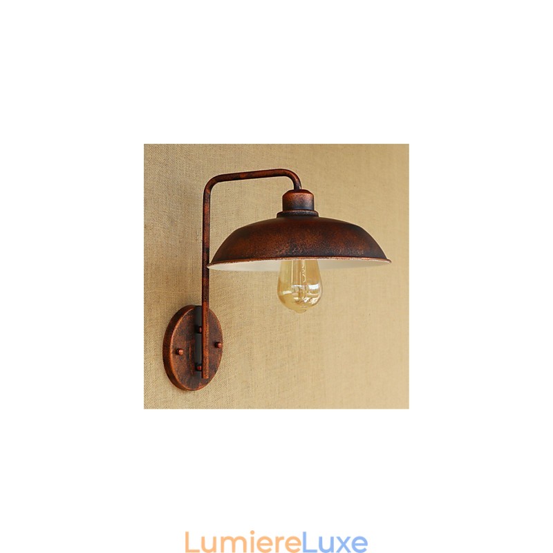 Lampe de chevet en fer simple et créative, style rétro, moderne et populaire, pour chambre à coucher, hôtel
