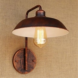 Lampe de chevet en fer simple et créative, style rétro, moderne et populaire, pour chambre à coucher, hôtel