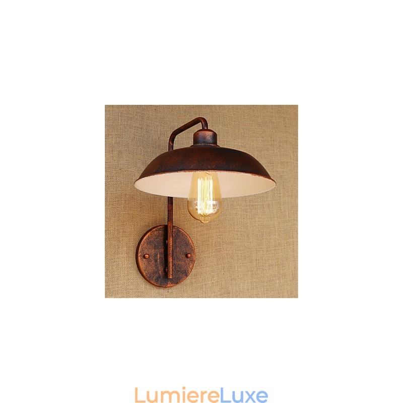 Lampe de chevet en fer simple et créative, style rétro, moderne et populaire, pour chambre à coucher, hôtel