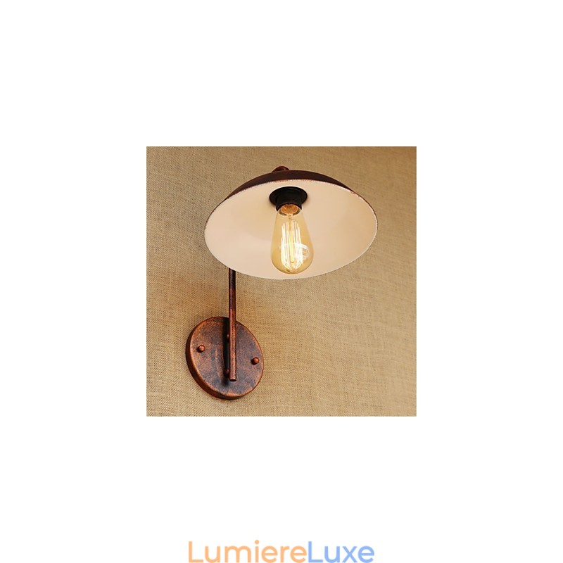 Lampe de chevet en fer simple et créative, style rétro, moderne et populaire, pour chambre à coucher, hôtel