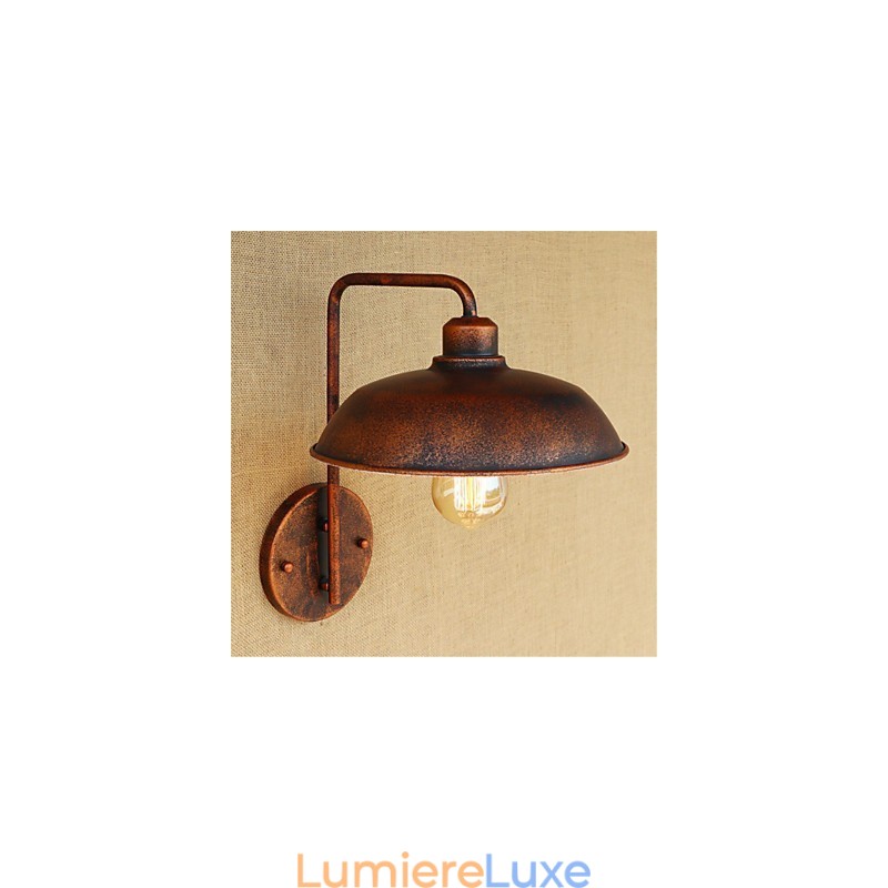 Lampe de chevet en fer simple et créative, style rétro, moderne et populaire, pour chambre à coucher, hôtel