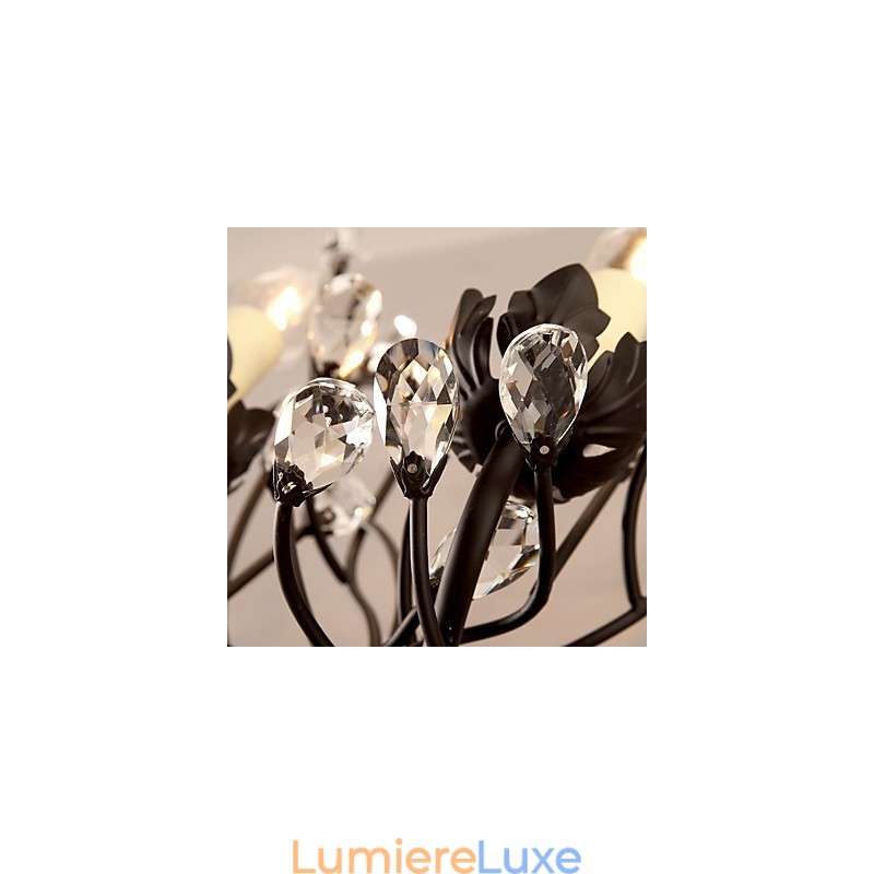 Peinture de style campagnard, classique, rustique et contemporain, pour éclairage en cristal