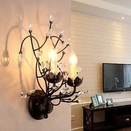 Peinture de style campagnard, classique, rustique et contemporain, pour éclairage en cristal