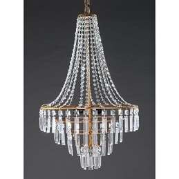 Lustre en métal, moderne, contemporain, traditionnel, classique, rustique, style rétro, style campagnard, lanterne, cristal, laiton antique