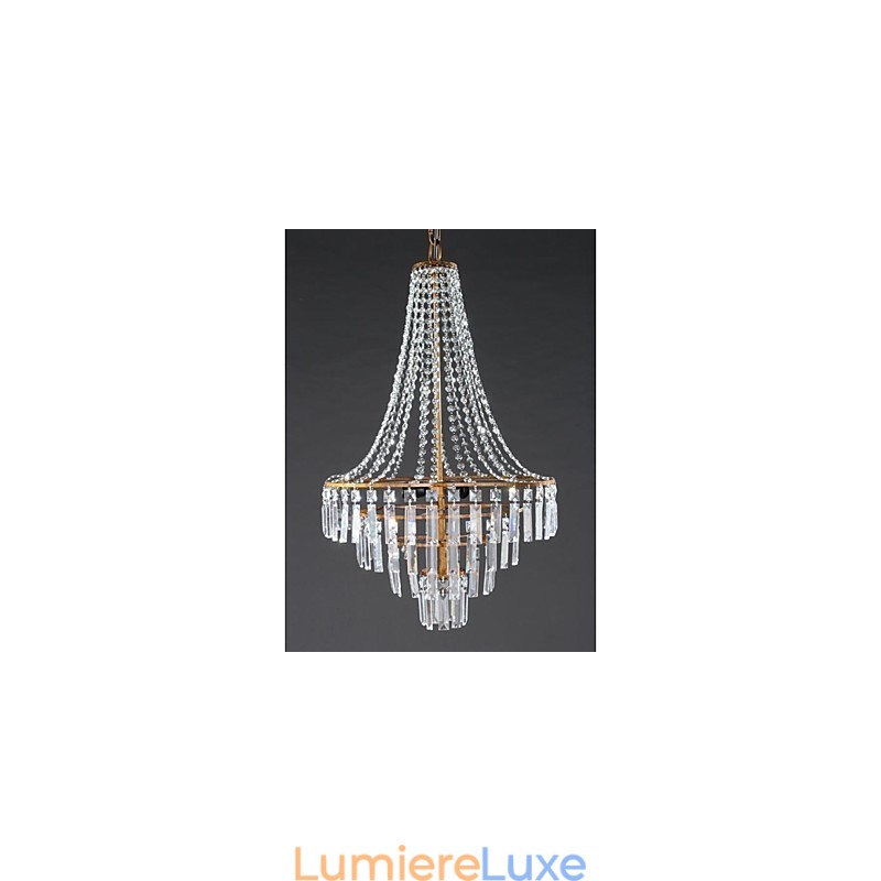 Lustre en métal, moderne, contemporain, traditionnel, classique, rustique, style rétro, style campagnard, lanterne, cristal, laiton antique