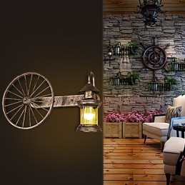Applique murale style mini style rustique avec peinture de style lodge