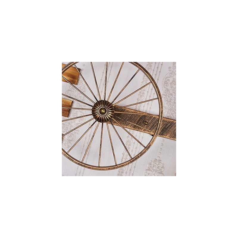 Applique murale style mini style rustique avec peinture de style lodge