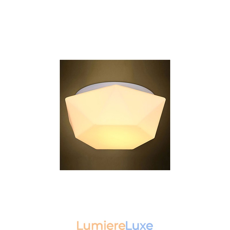 Dôme en verre créatif à diamant blanc absorbant la lumière