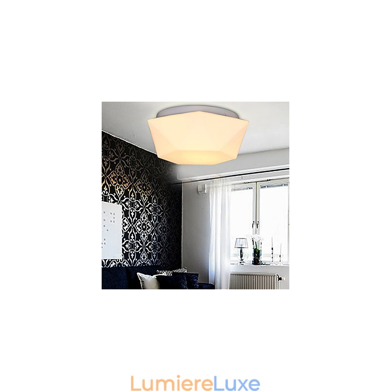 Dôme en verre créatif à diamant blanc absorbant la lumière