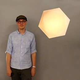 Dôme en verre créatif à diamant blanc absorbant la lumière