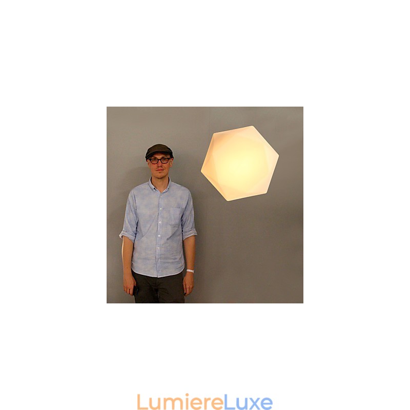 Dôme en verre créatif à diamant blanc absorbant la lumière