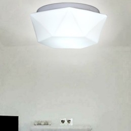 Dôme en verre créatif à diamant blanc absorbant la lumière