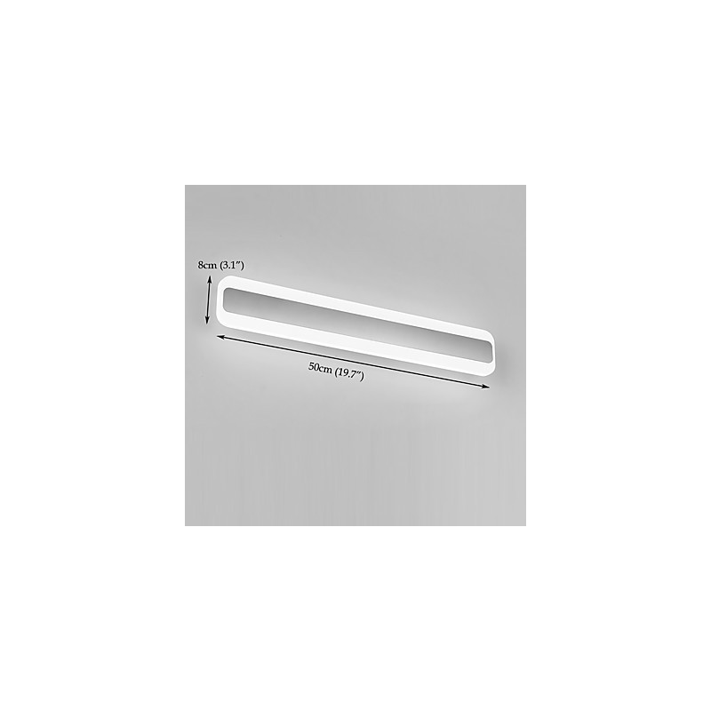 Applique murale longue et de haute qualité pour salle de bain