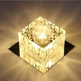 Lampe en cristal SMD CreativeTube, spot absorbant la lumière du dôme