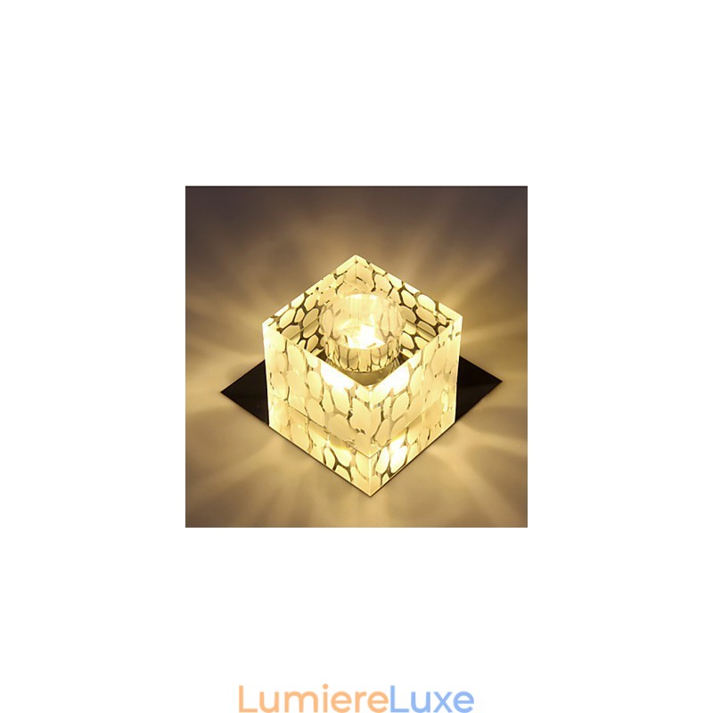 Lampe en cristal SMD CreativeTube, spot absorbant la lumière du dôme
