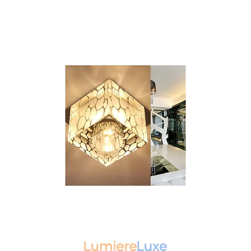 Lampe en cristal SMD CreativeTube, spot absorbant la lumière du dôme
